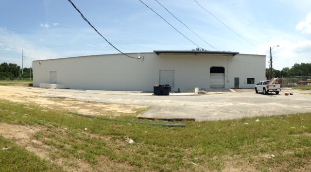 Commercial building exterior