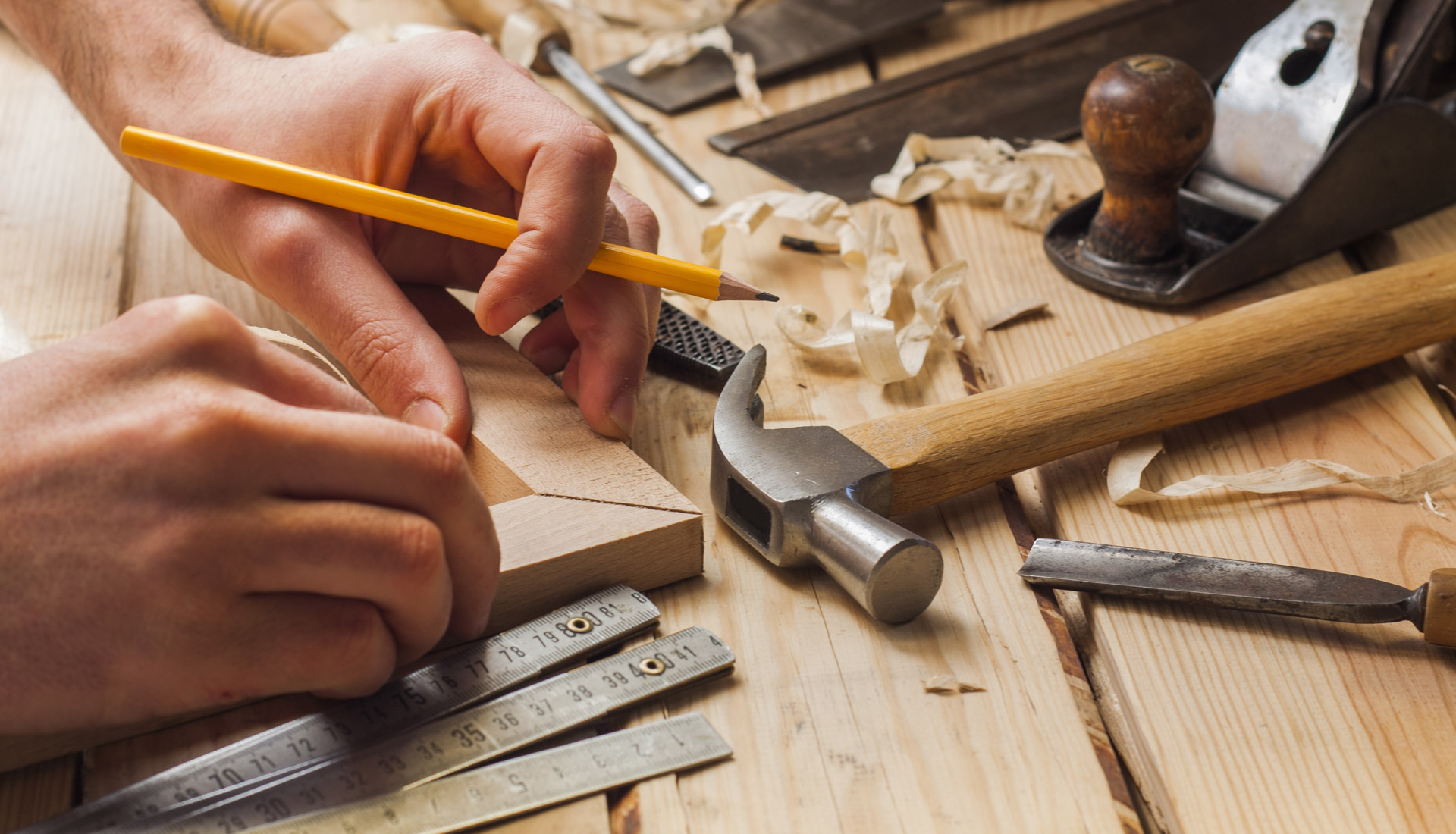 Surface repair and carpentry prep work
